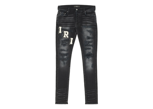 Amiri Varsity Jean Faded Black